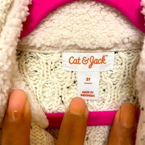 Cat & Jack Boys Button-Down Sweater- 3T - Picture 4 of 7